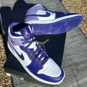 Air Jordan 1 Mid Sky J Purple